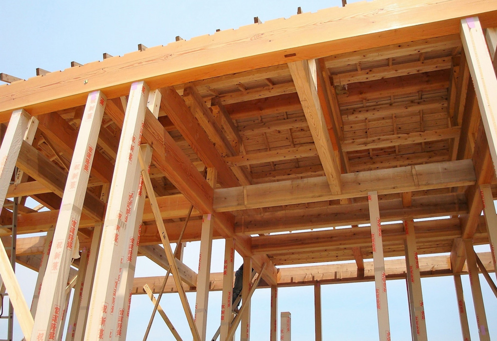 骨組み木造工事