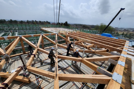 公共施設の木造工事